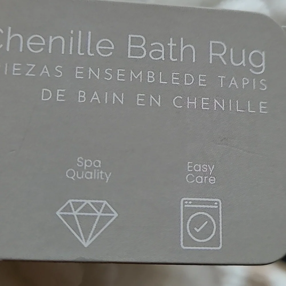 Bath & Home Chenille Bath Rug Set